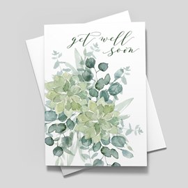 Healthy Blooms Get Well Card