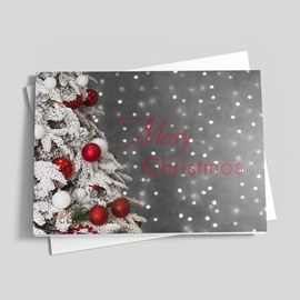 Silver Sky Christmas Card