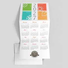 Changing Seasons Calendar Card