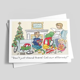Christmas Lawyer Holiday Card