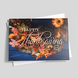 Autumn Arrangement Thanksgiving Card