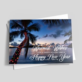 Seaside Escape Holiday Card