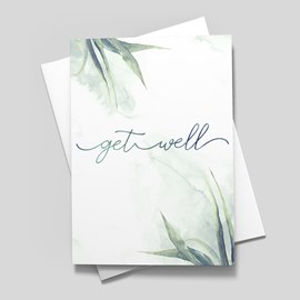 Soft Sentiment Get Well Card