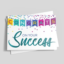 Celebrate Success Congrats Card