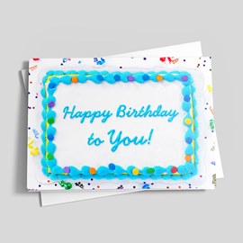 Big Cake Birthday Card