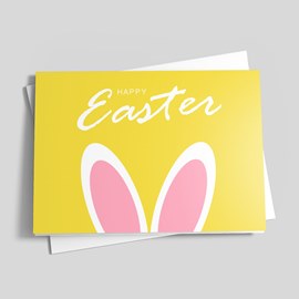 Bunny Ears Easter Card