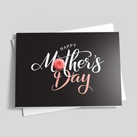 Pink Flower Mother's Day Card