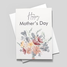 Soft Bouquet Mother's Day Card