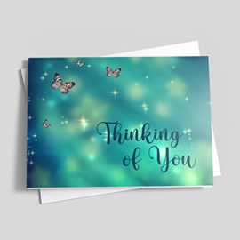 Nighttime Butterflies Card