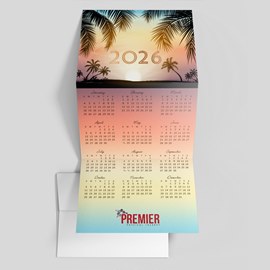 365 Paradise Calendar Card