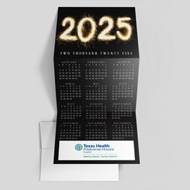 Sparkling 2024 Calendar Card