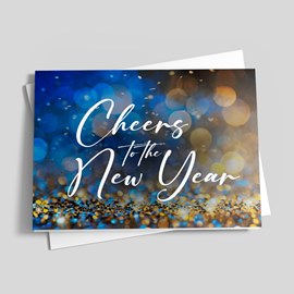 Sapphire Night New Year Card