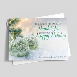 Jade Ornaments Holiday Card