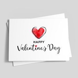 Custom Valentine's Day Greeting Cards for business and personal.