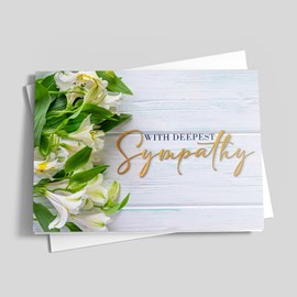 Forever Blooming Sympathy Card