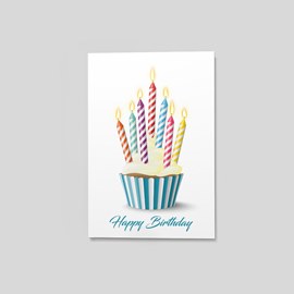 Abundant Candles Birthday Card