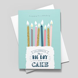 Big Day Birthday Card