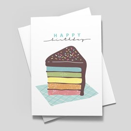 Layer Cake Birthday Card