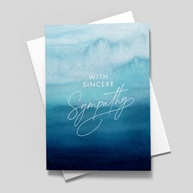 Endless Skies Sympathy Card