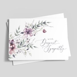 Eternal Flowers Sympathy Card