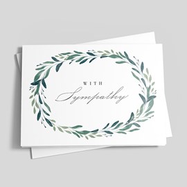 Eternal Wreath Sympathy Card