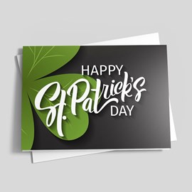 Midnight Clover - St. Patrick's Day Card