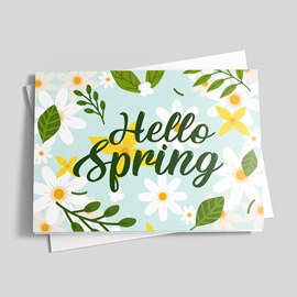 Spring Flowers Card