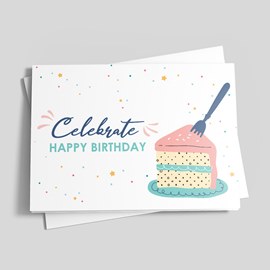 Slice of Cake Birthday Card