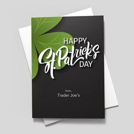 Evening Clover - St. Patrick's Day Card