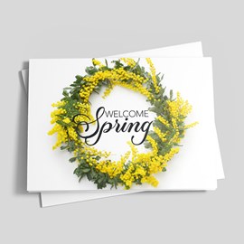 Spring Wreath Card