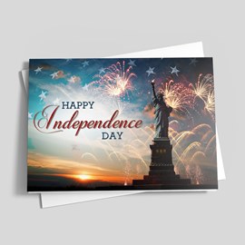 Leading Lady - Independence Day Card