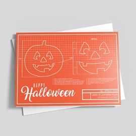 Pumpkin Plan Halloween Card