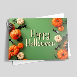 Spooky Pumpkins Halloween Card
