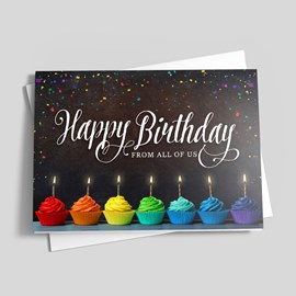 Cupcakes & Confetti Birthday Card