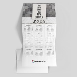 Brick by Brick Calendar Card
