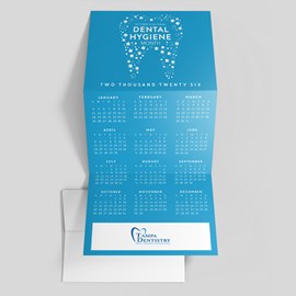 Dental Hygiene Calendar Card