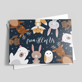 Woodland Greetings Holiday Card