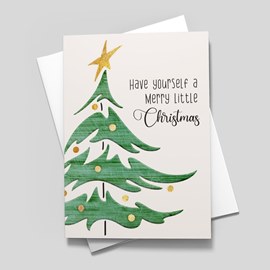 Happy Tree Christmas Card