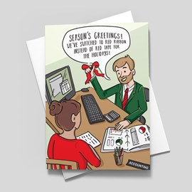 Red Tape Holiday Card