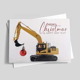 Christmas Crane Holiday Card