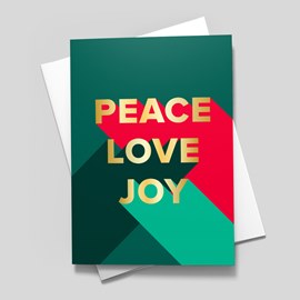 Joyful Geometry Holiday Card