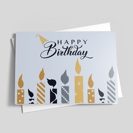 Treasured Candles Birthday Card