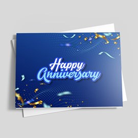 Morning Confetti Anniversary Card
