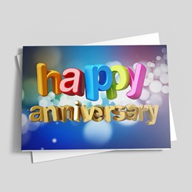 Infinite Colors Anniversary Card