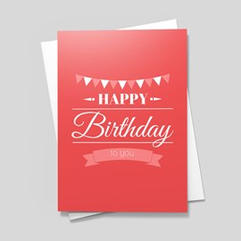 Simple Script Birthday Card