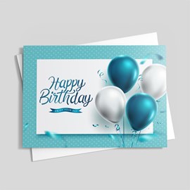 Iridescent Wishes Birthday Card