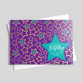 Star Gazing Birthday Card