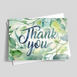 Growing Vines Thank You Card