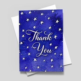 Starry Sky Thank You Card