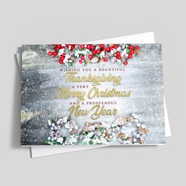Three Wishes Holiday Card